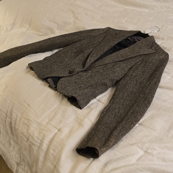 Ralph Lauren Collection Purple Label Cashmere Classic Tweed Blazer - Picture 8 of 16